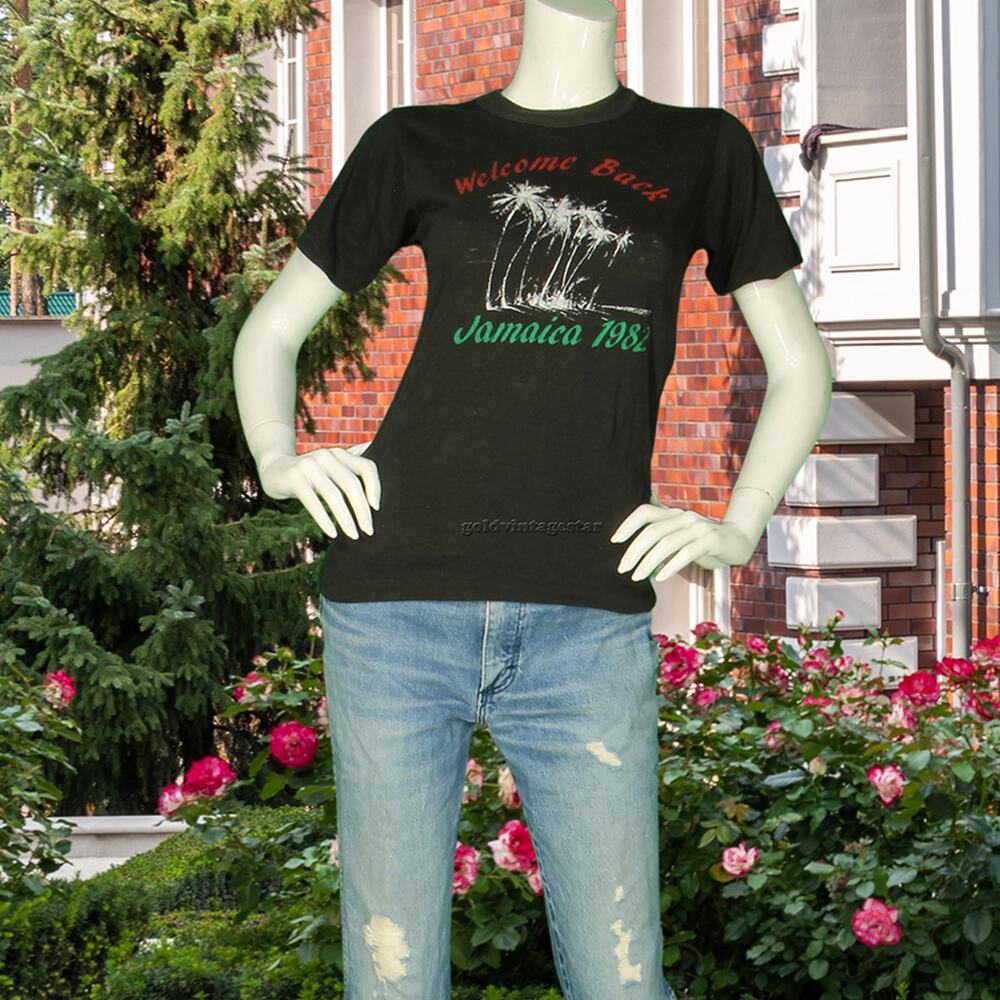80s Vintage Jamaica Music Festival Jamaica 1982 Souvenir Single Stitch T Shirt